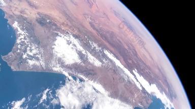 地球地球围绕空间视图场景国际空间站国际空间站公共域图片美国国家航空航天局时间孩子